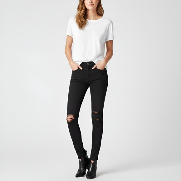 rag & bone Denim - Rag & Bone High-Rise Skinny Jeans Night Wash Size 26 NWT